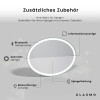 Ovaler Horizontaler Badspiegel mit Beleuchtung - India #4