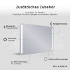 Rechteckiger Horizontaler Badezimmerspiegel LED Beleuchtung - Claire #4