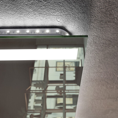 Rechteckiger Vertikaler Badezimmerspiegel LED Beleuchtung - Tiana #3