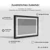 Rechteckiger Horizontaler Badspiegel LED Rahmen - Cecily #5