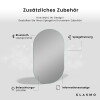 Ovaler Vertikaler Badspiegel mit Beleuchtung - Bianca #4