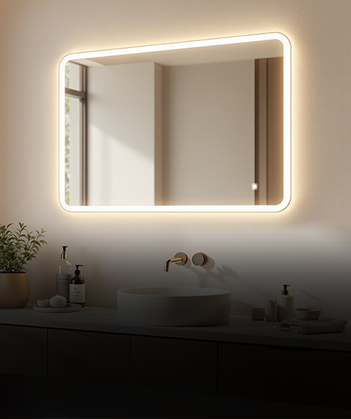 Moderne LED-Spiegel image